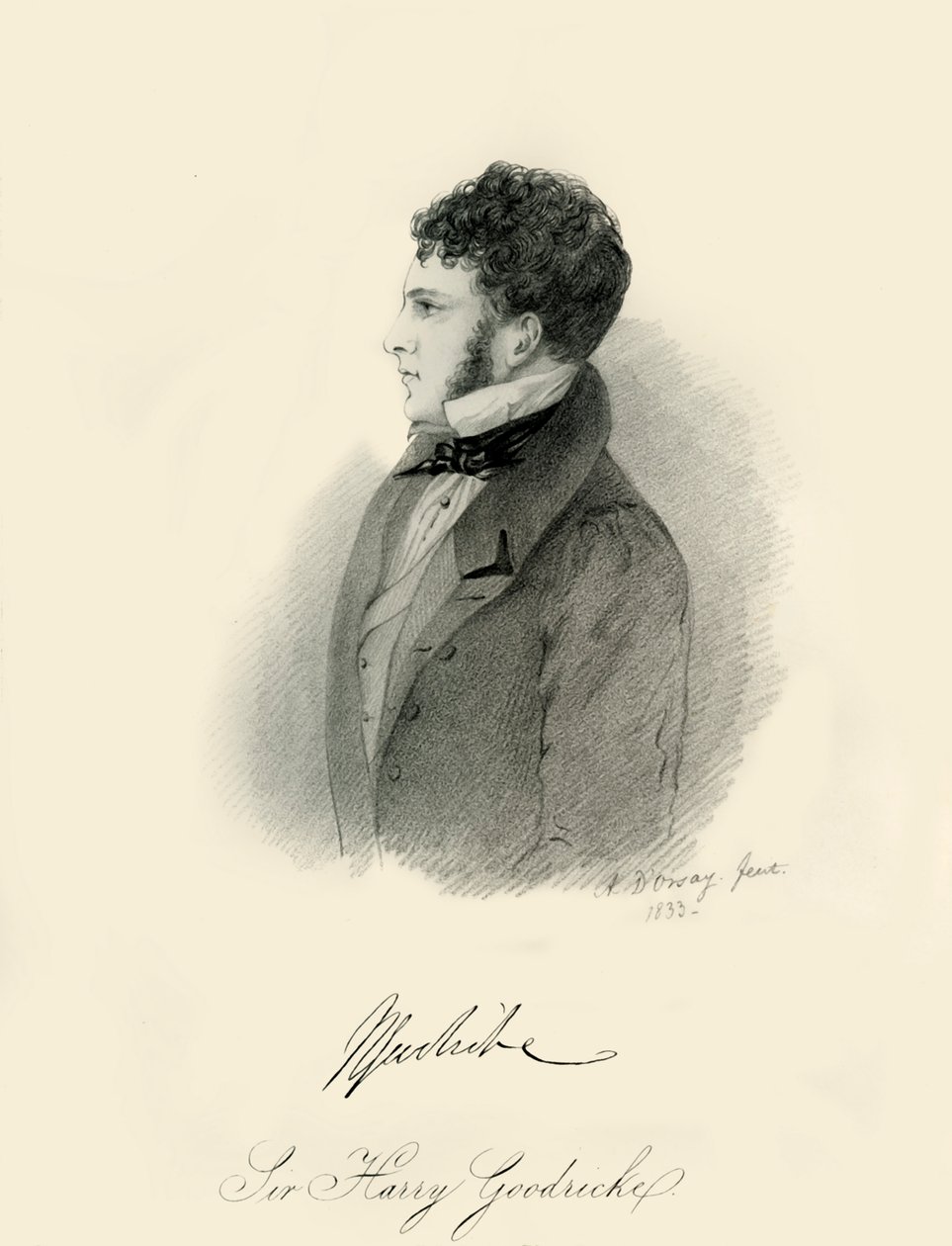 Sir Harry Goodricke, 1833. tekijältä Richard James Lane