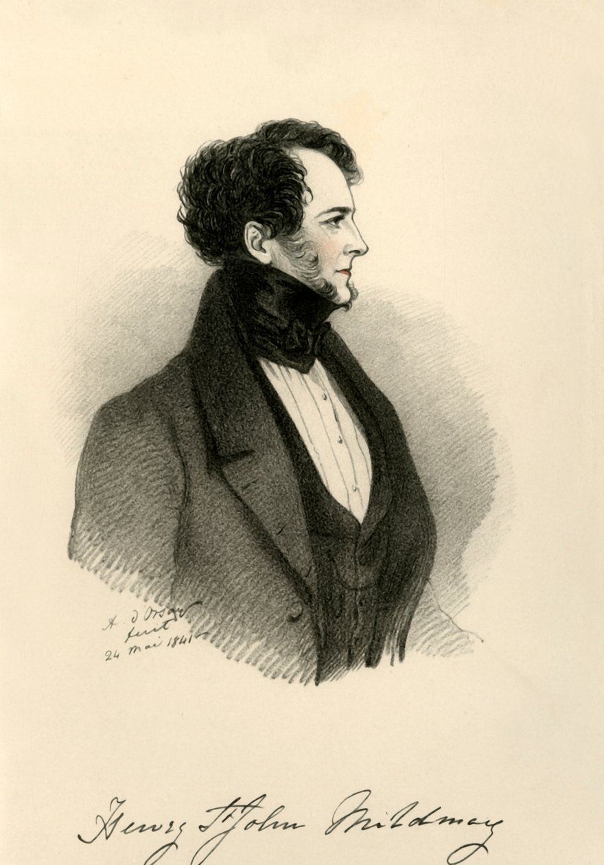 Sir Henry St. John Mildmay, 1841. tekijältä Richard James Lane
