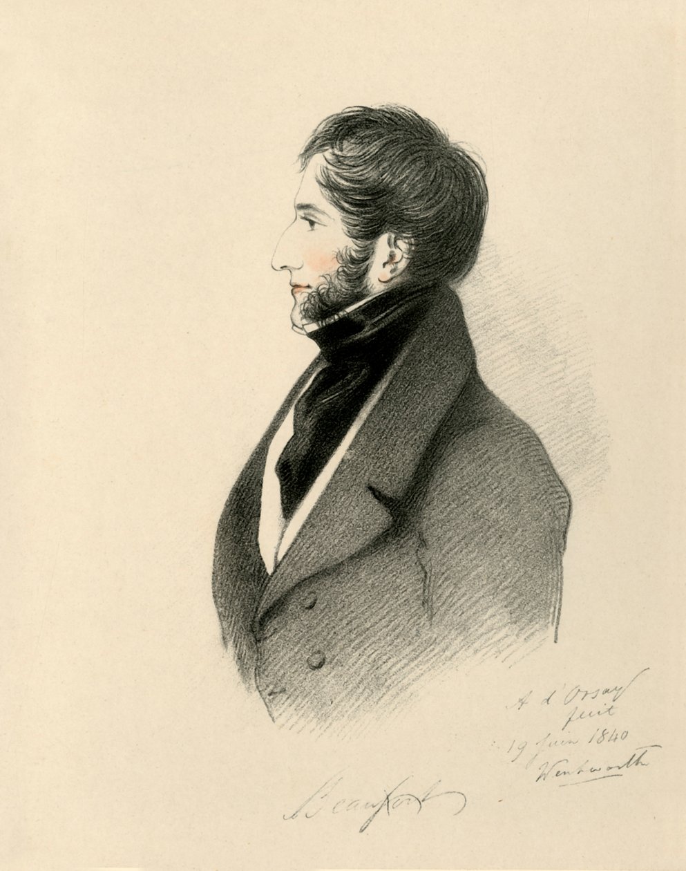 Beaufortin herttua, 1840. tekijältä Richard James Lane