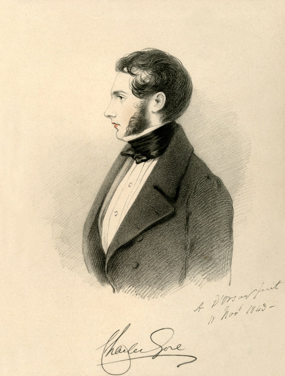 The Hon. Charles Gore, 1843. tekijältä Richard James Lane