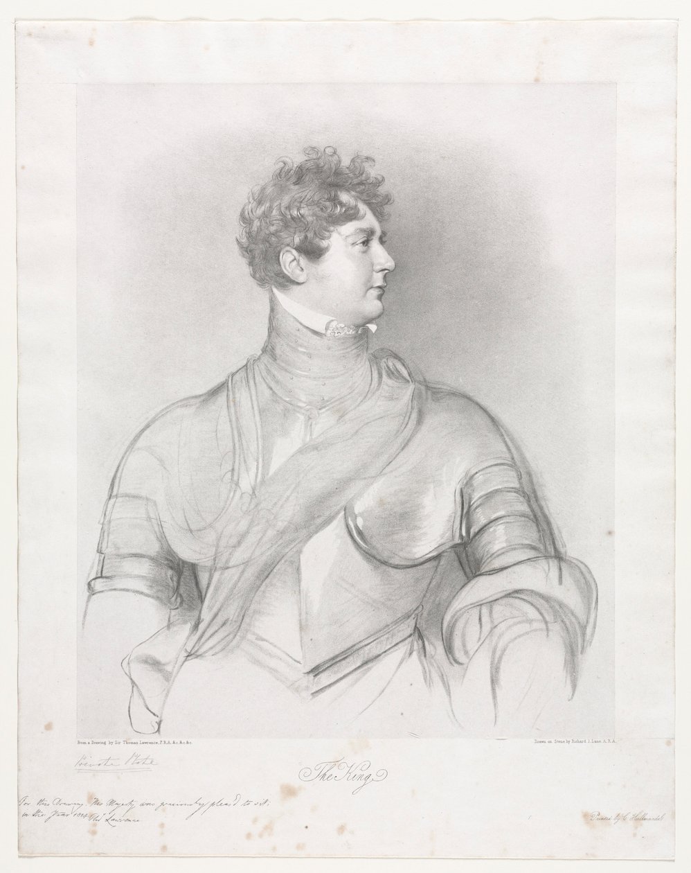 Ison-Britannian kuningas George IV. tekijältä Richard James Lane