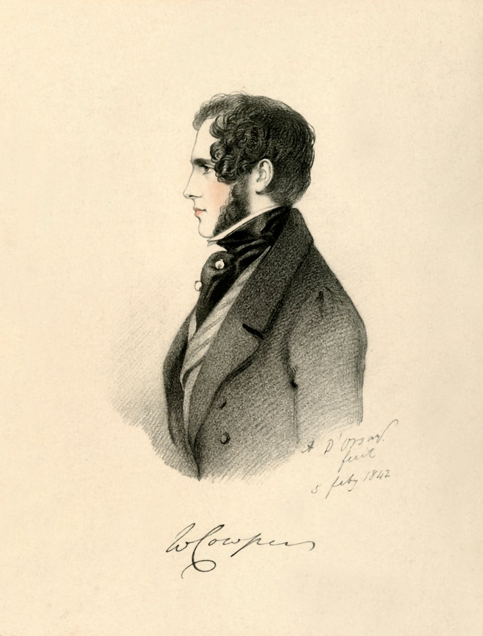William Cowper, 1842. tekijältä Richard James Lane