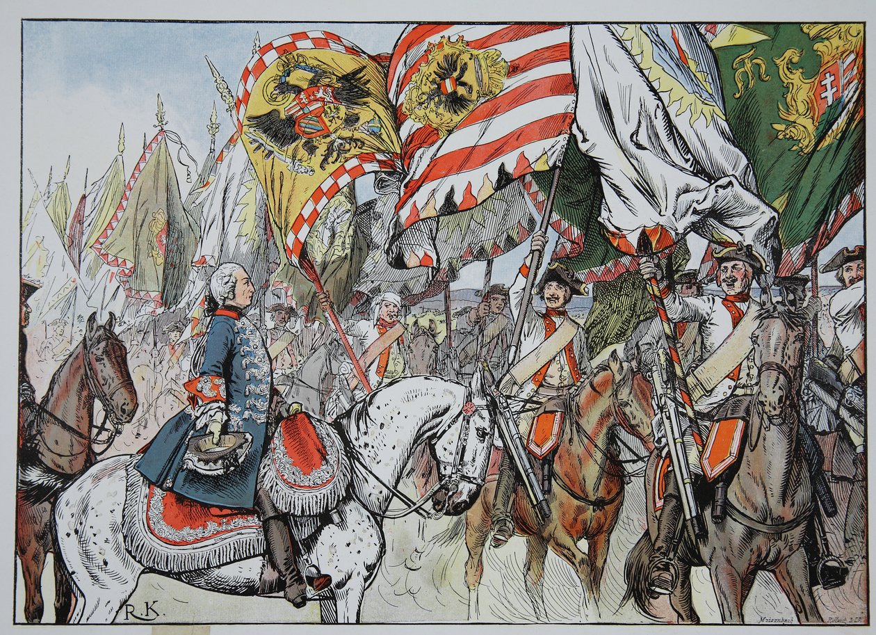 Voiton riemussa Hohenfriedberg, 4. kesäkuuta 1745 tekijältä Richard Knoetel