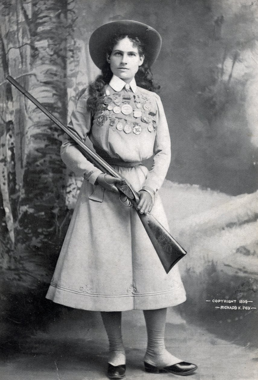 Annie Oakley, pubi. noin 1899 tekijältä Richard Kyle Fox