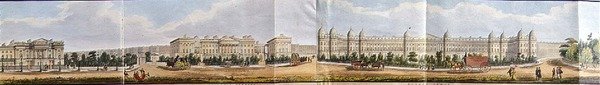 Clarence Terrace ja Sussex Place, yksityiskohta "Panoramic View around the Regent