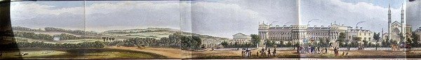 Hampstead ja Gloucester Terrace, yksityiskohta "Panoraamanäkymä Regent