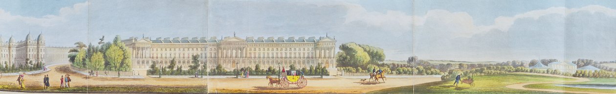 Hanover Terrace, yksityiskohta "Panoraamanäkymä Regent