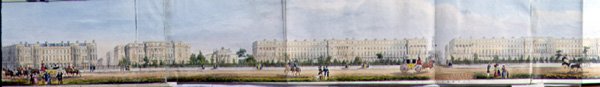 Ulster Terrace ja York Terrace, yksityiskohta "Panoramic View around the Regent