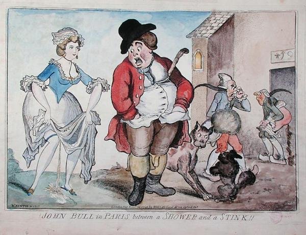 John Bull Pariisissa suihkun ja hajun välissä tekijältä Richard Newton