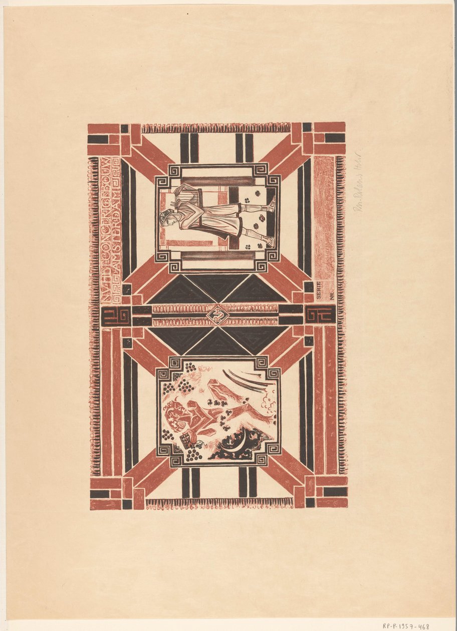 Disseny de portada per a: Programa del Concertgebouw Amsterdam finlandès tekijältä Richard Nicolaüs Roland Holst (signed by artist)