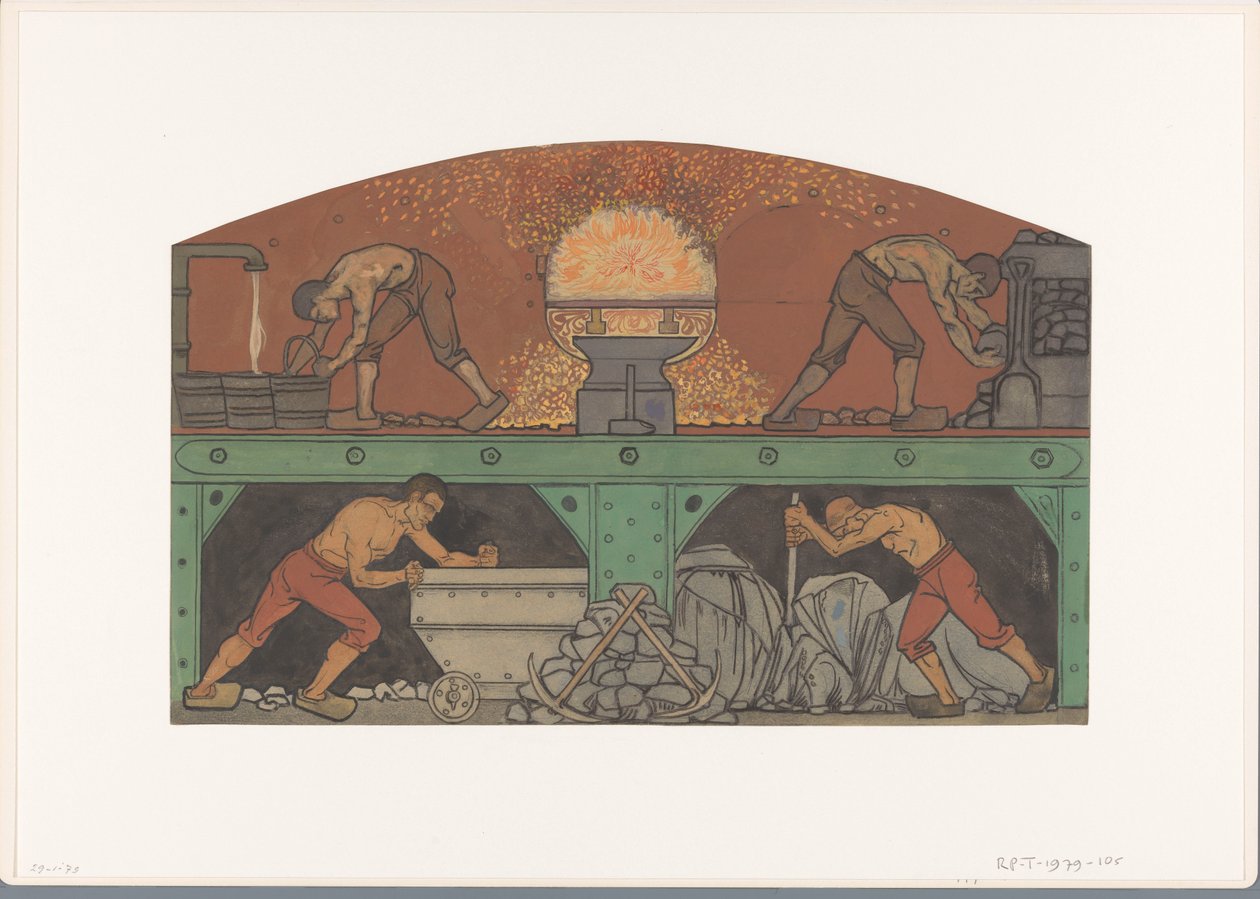 Disseny per a la pintura a la fira de Berlage: De Industriefinnish tekijältä Richard Nicolaüs Roland Holst