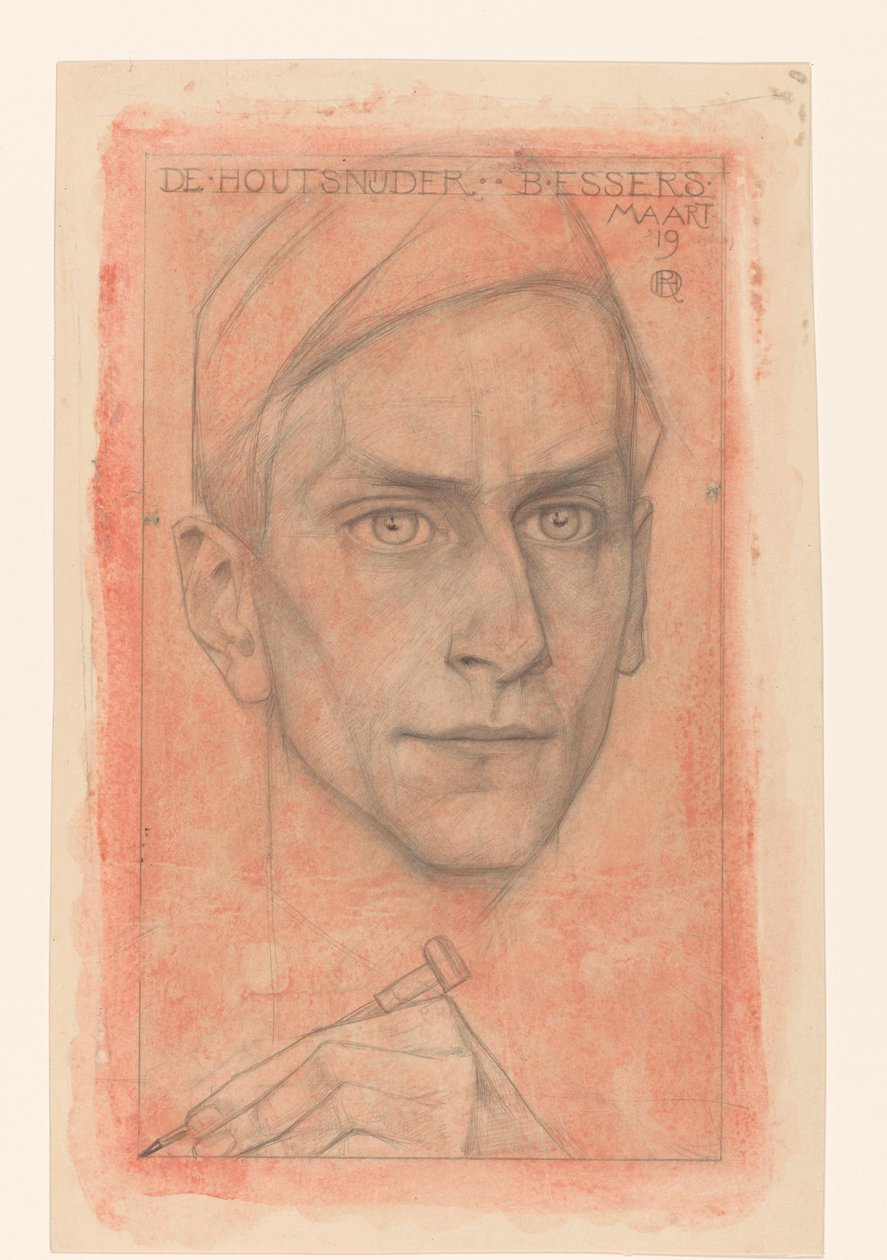 Puuveistäjä B. Essersin muotokuva tekijältä Richard Nicolaüs Roland Holst