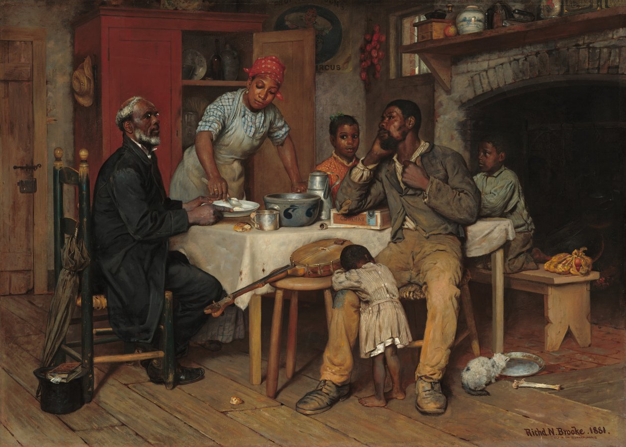 Pastoraalinen vierailu, 1881. tekijältä Richard Norris Brooke