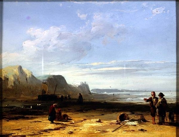 Rannikkokohtaus tekijältä Richard Parkes Bonington