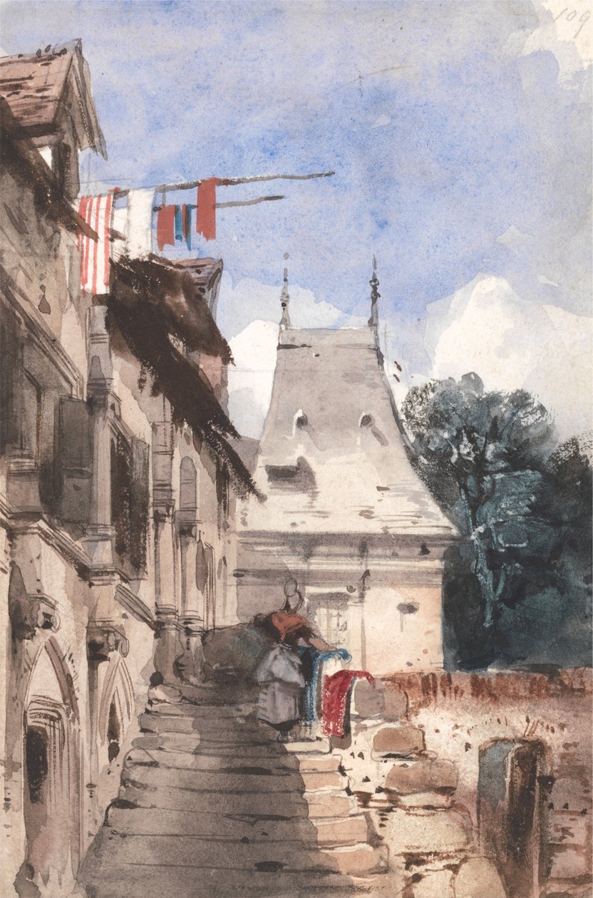 Abbey St-Amand, Rouen tekijältä Richard Parkes Bonington