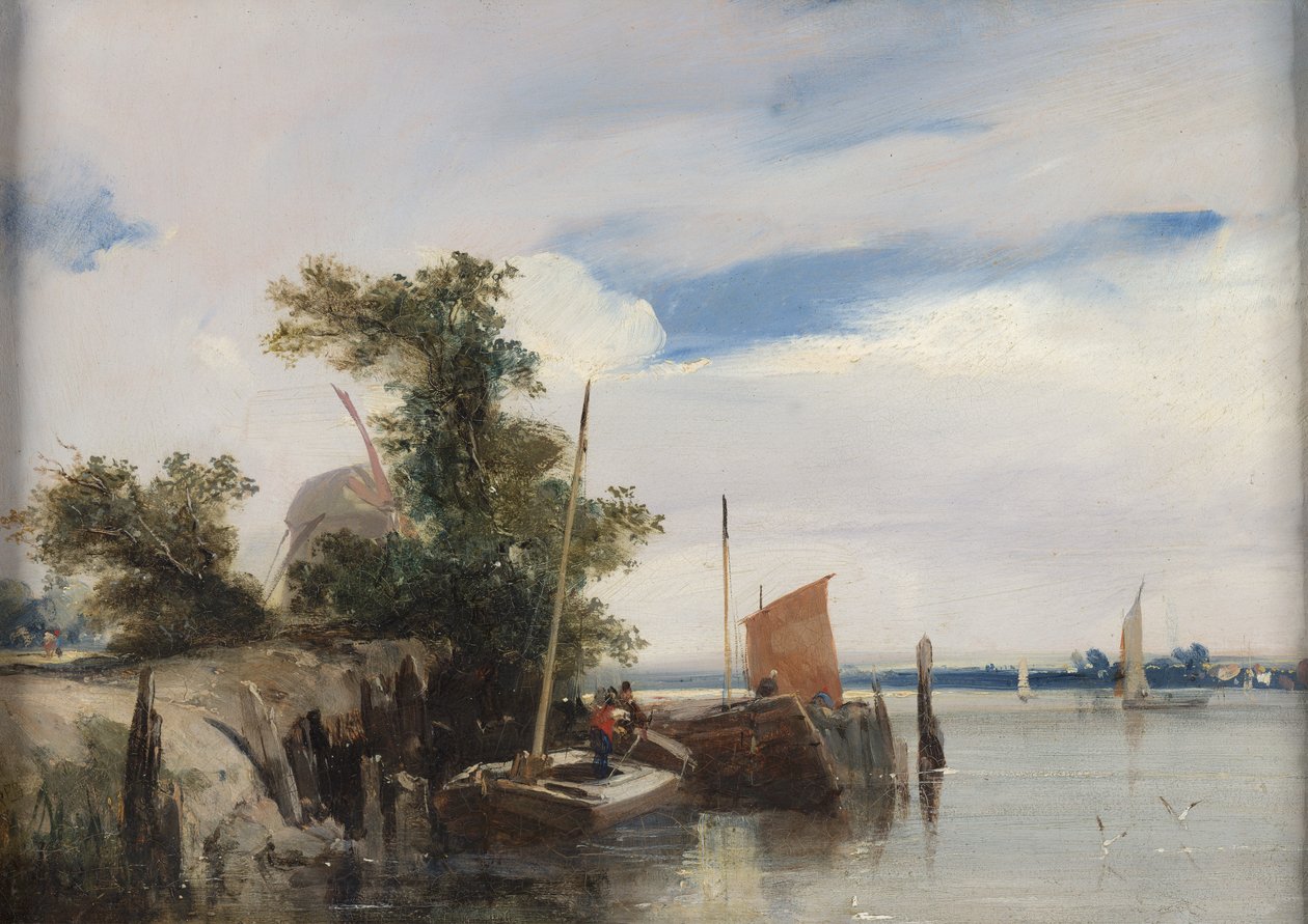 Proomut joella tekijältä Richard Parkes Bonington