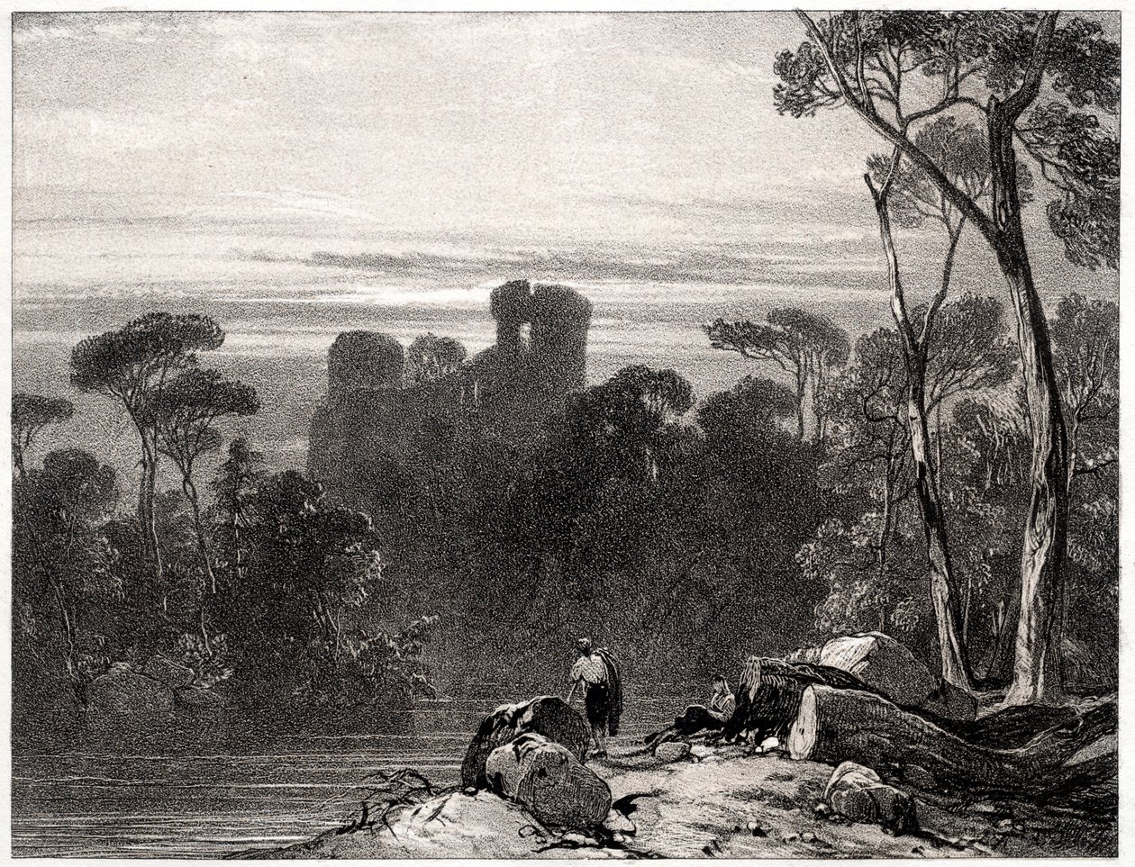 Bothwellin linna tekijältä Richard Parkes Bonington