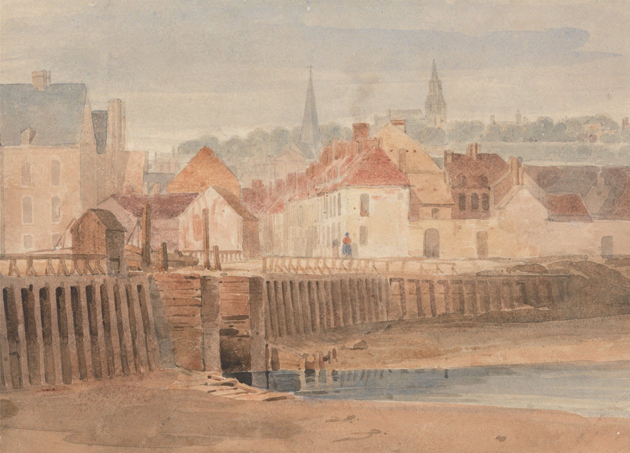 Boulognen satama tekijältä Richard Parkes Bonington
