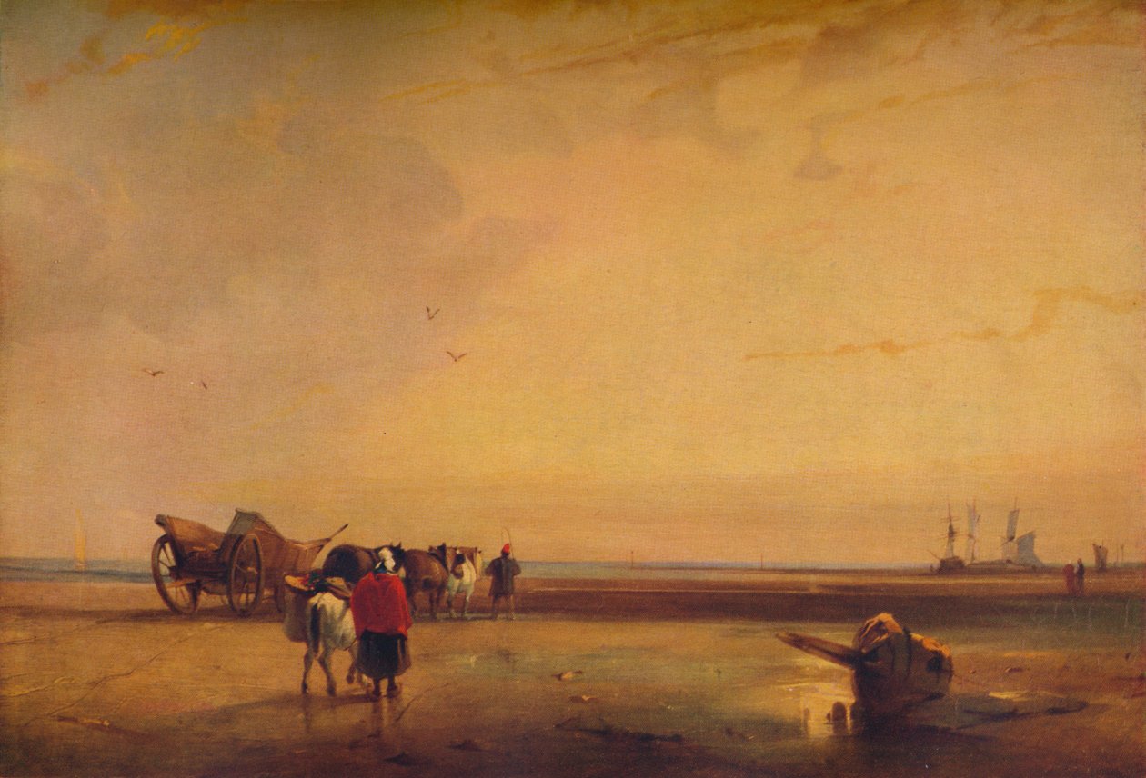Boulogne Sands, 1827 tekijältä Richard Parkes Bonington