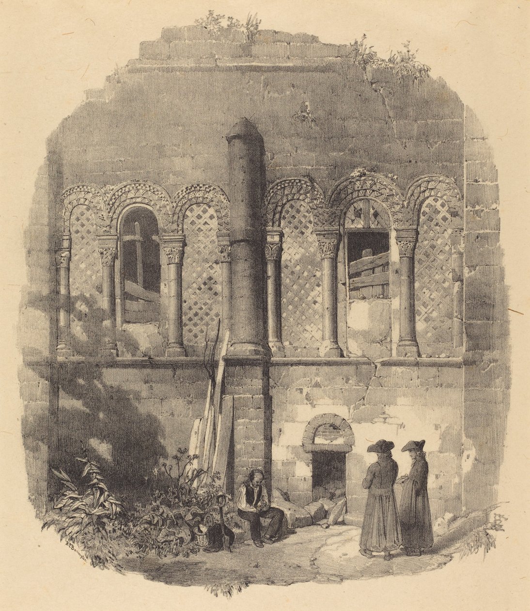 Saint-Taurinin kirkko, Evreux tekijältä Richard Parkes Bonington