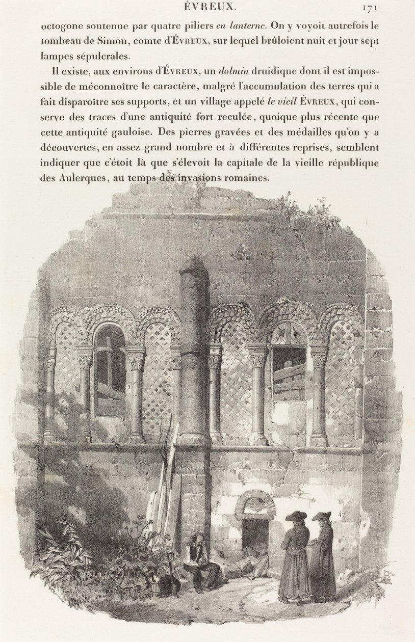 Saint-Taurinin kirkko, Evreux tekijältä Richard Parkes Bonington