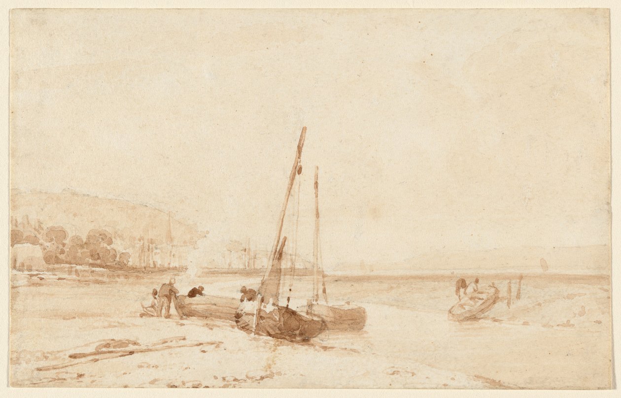 Honfleur tekijältä Richard Parkes Bonington