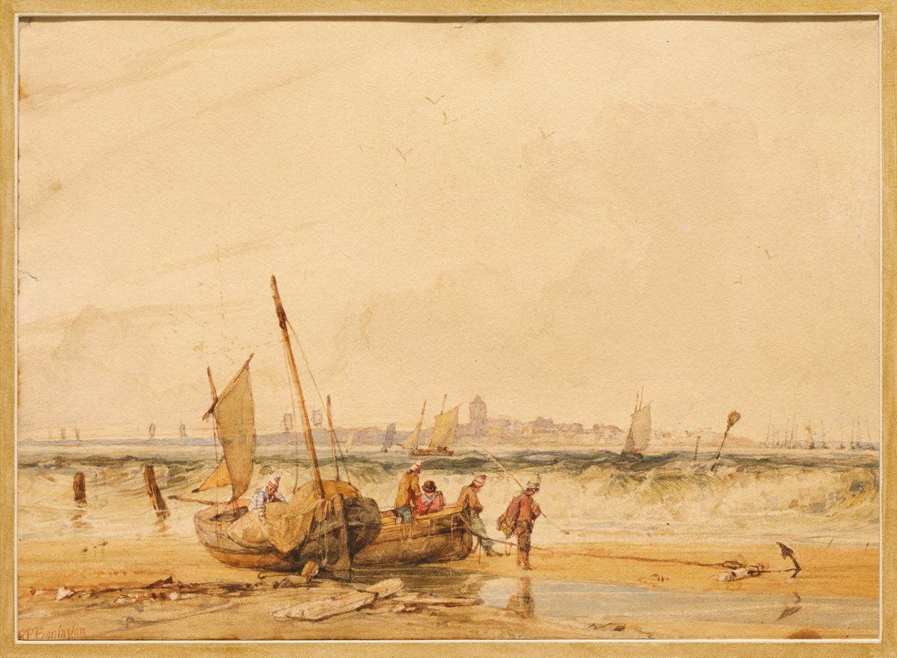 Le Crotoy tekijältä Richard Parkes Bonington