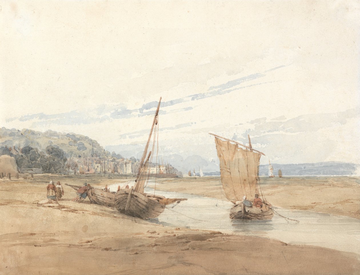 Honfleurin lähellä tekijältä Richard Parkes Bonington