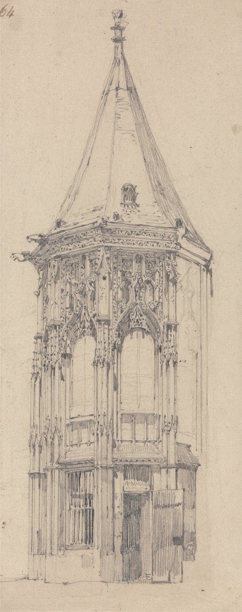 Palais de Justice, Rouen tekijältä Richard Parkes Bonington