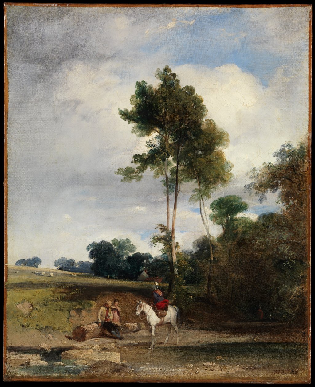 Taukopaikka tien varrella tekijältä Richard Parkes Bonington