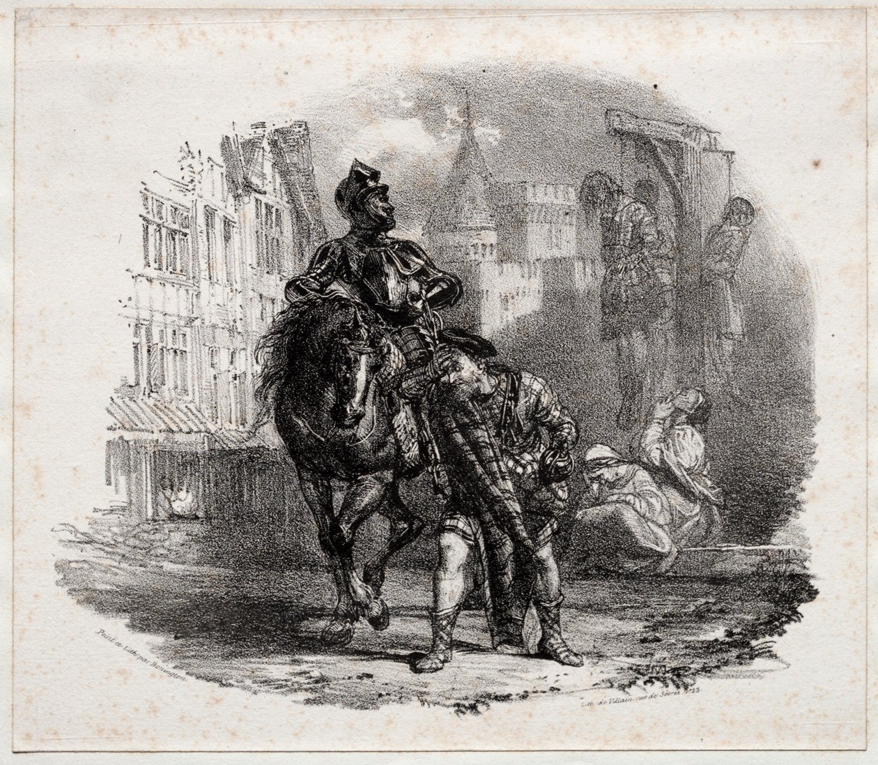 Pako Argylen linnasta, 1826. tekijältä Richard Parkes Bonington