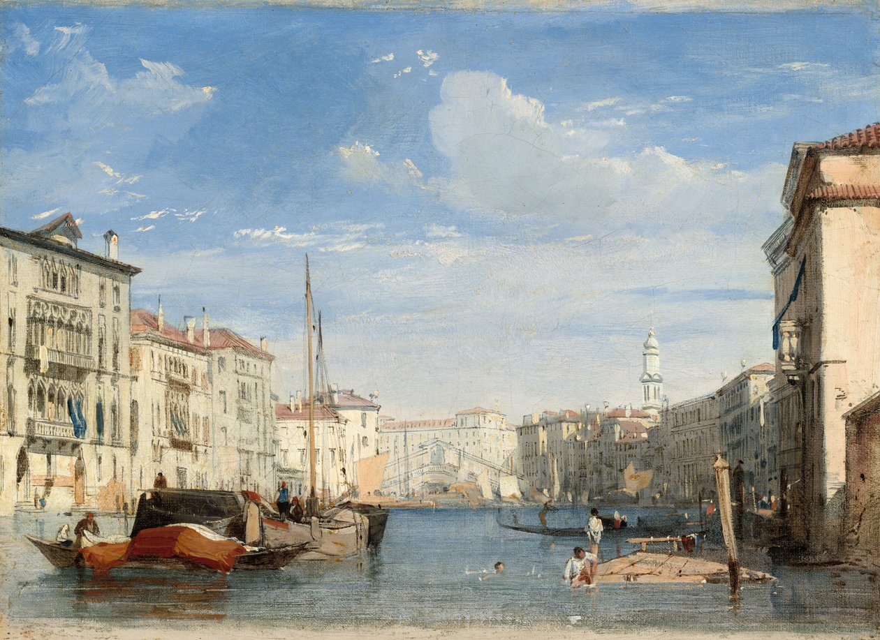 Canal Grand, 18261827. tekijältä Richard Parkes Bonington