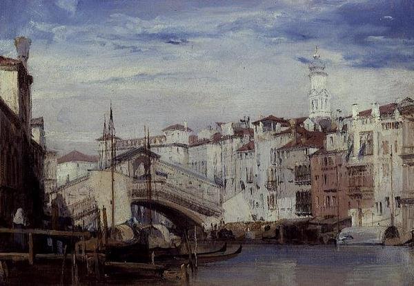 Rialton silta, Venetsia tekijältä Richard Parkes Bonington