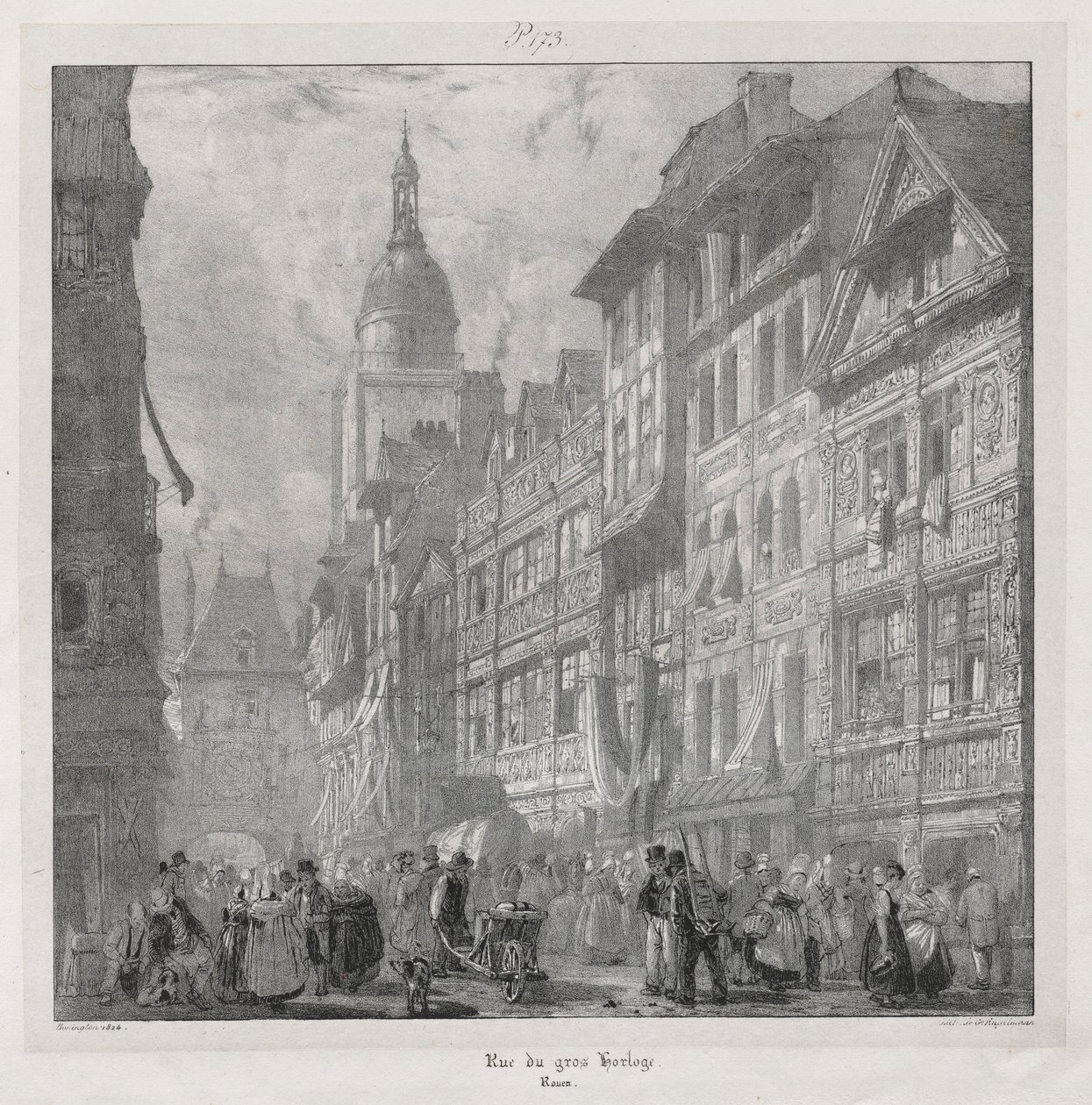 Kuvankauniita ja romanttisia matkoja muinaisessa Ranskassa, Normandiassa..., 1824. tekijältä Richard Parkes Bonington