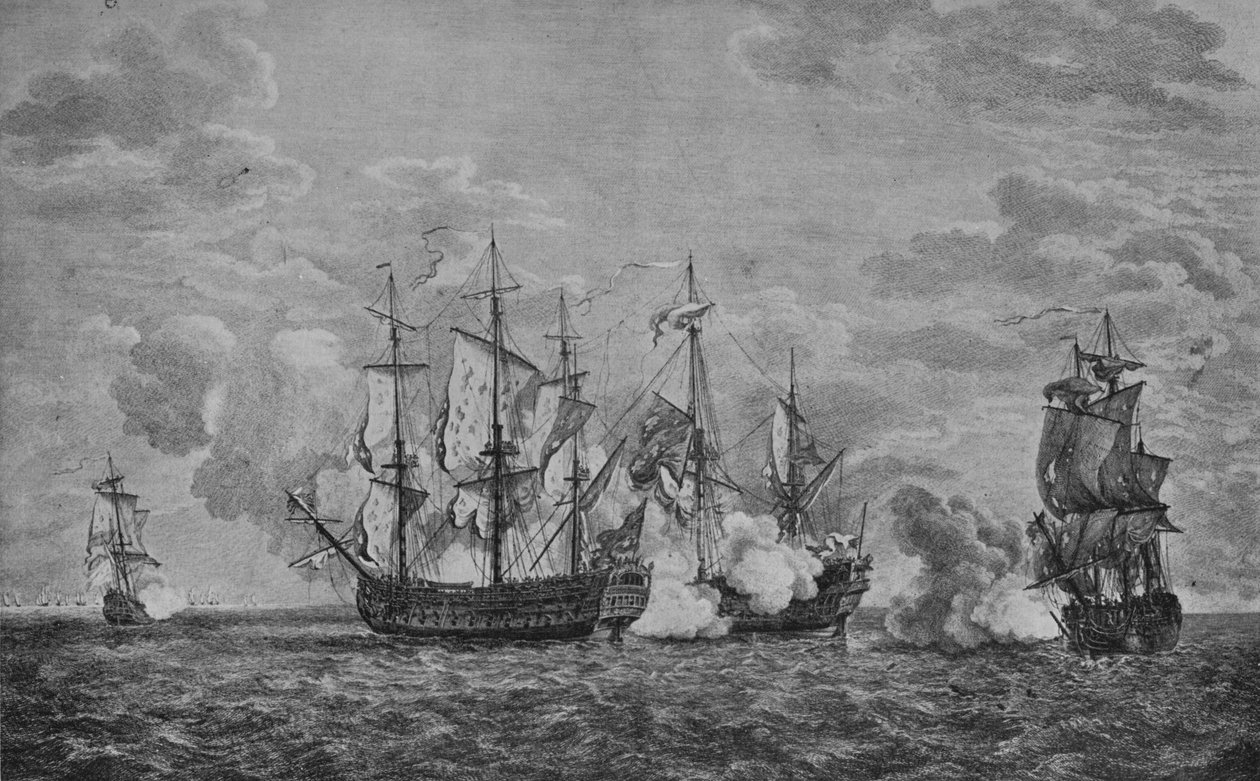 Buckingham ja Florissant, c1760 tekijältä Richard Paton