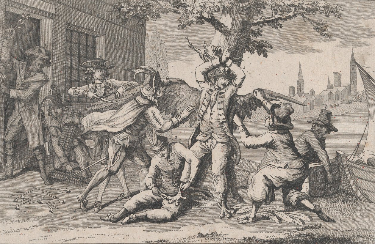 Va de Bon Coeur, Amerikan kongressin jäsenen omistettu Englannin amiraliteetin milordeille..., 1778. tekijältä Richard Purcell