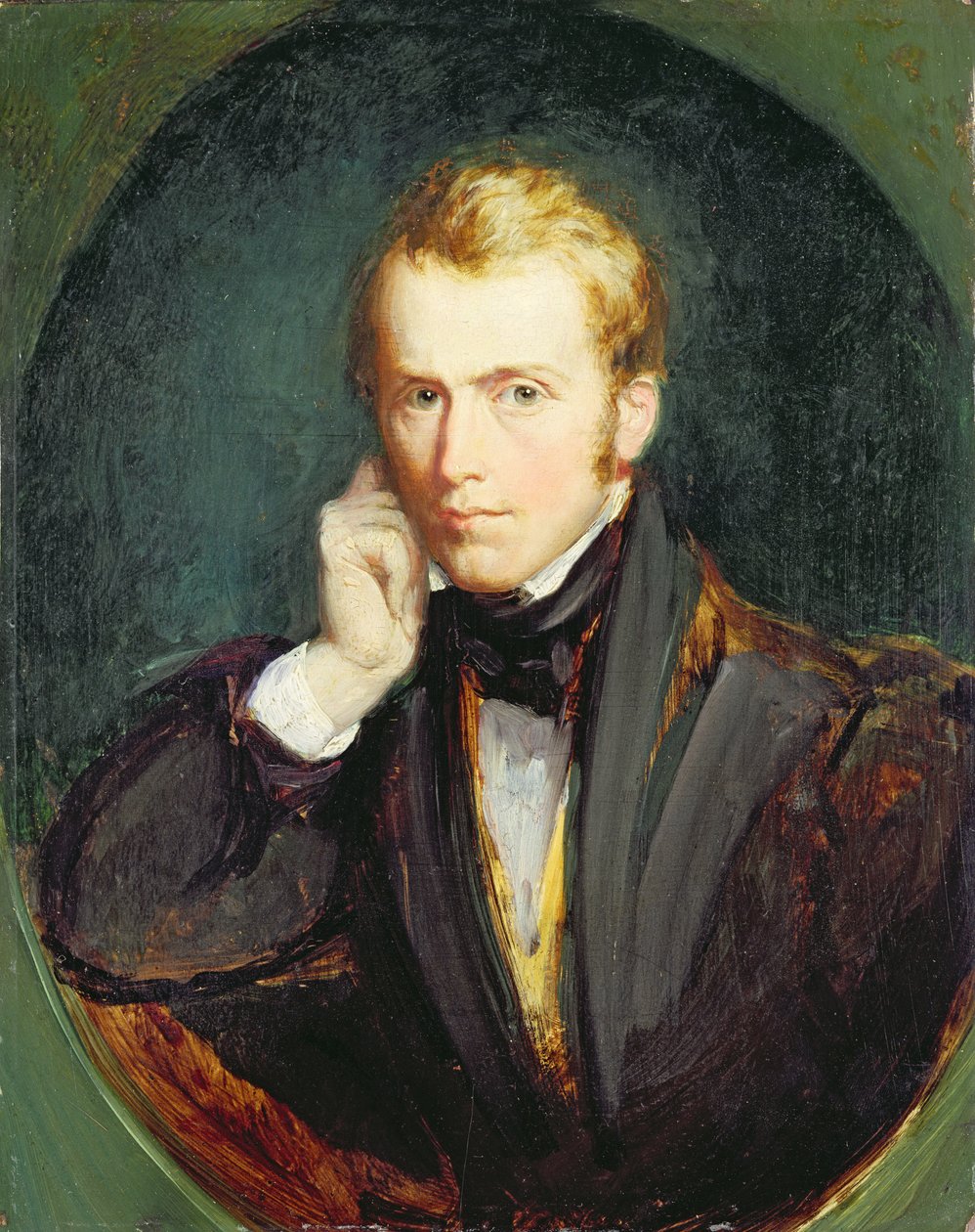 Omakuva, n. 1827-37 (öljy paneelille) tekijältä Richard Redgrave