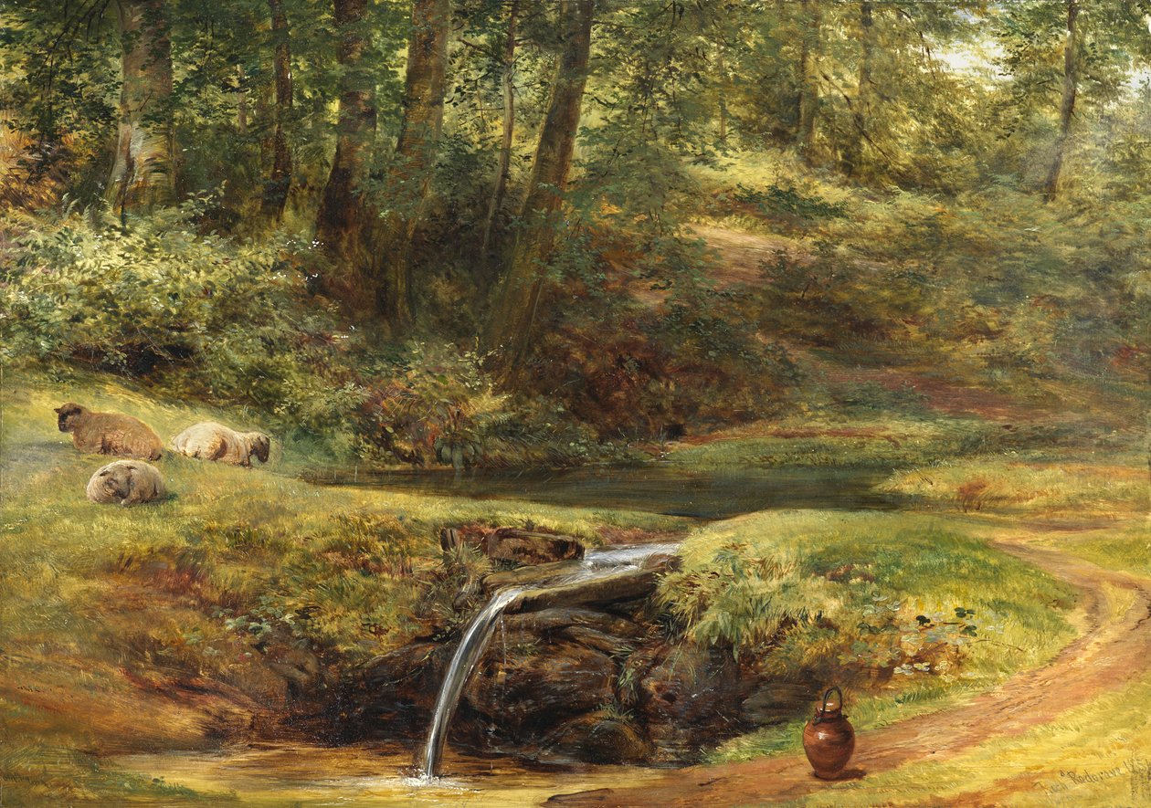 Tutkimus Sylvan Springille, 1854 tekijältä Richard Redgrave