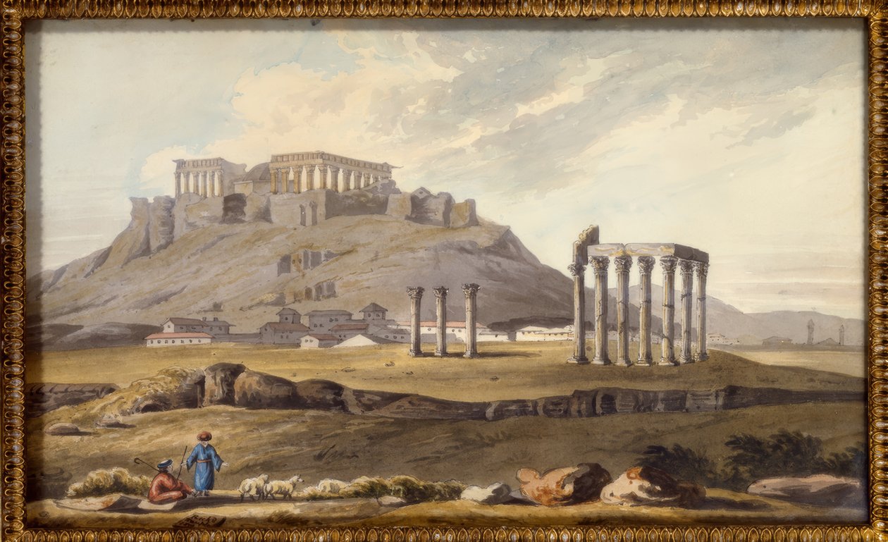 Olympisen Zeuksen temppeli ja Akropolis tekijältä Richard Temple