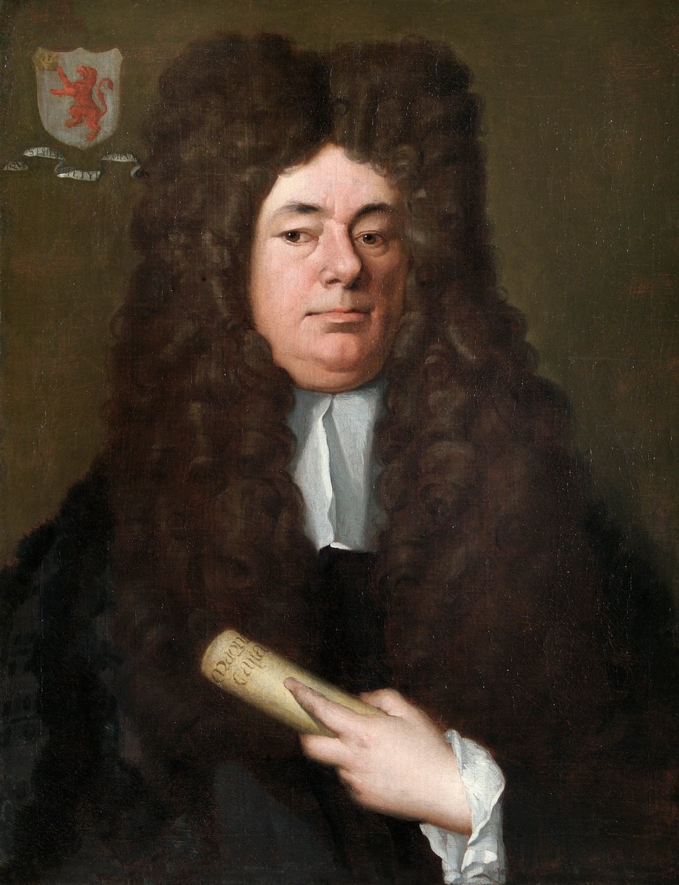 William Petyt pitelee kopiota Magna Cartasta, n. 1690 (öljy kankaalle) tekijältä Richard Van Bleek