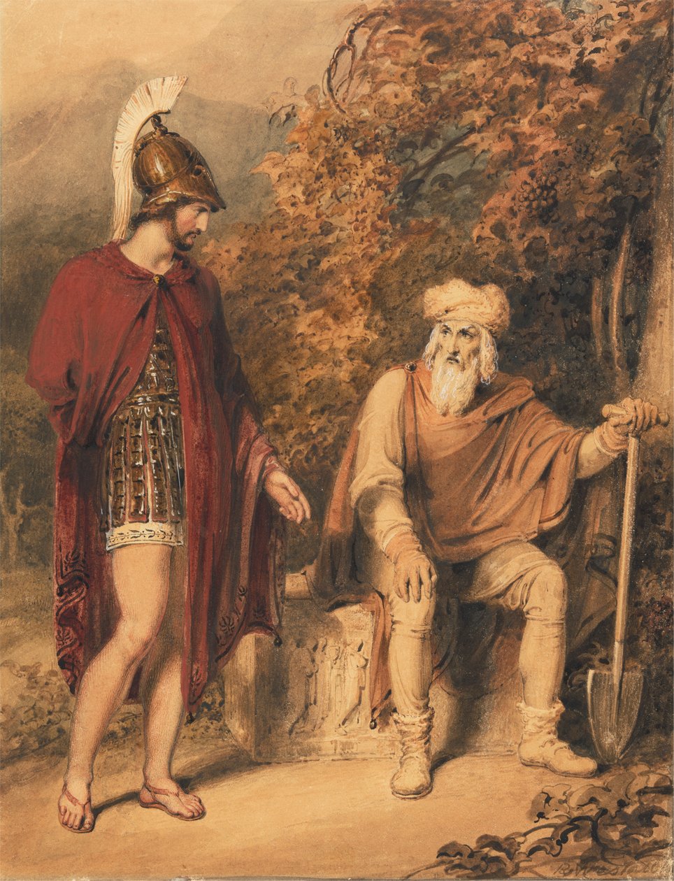 Alkibiades ja Timon tekijältä Richard Westall