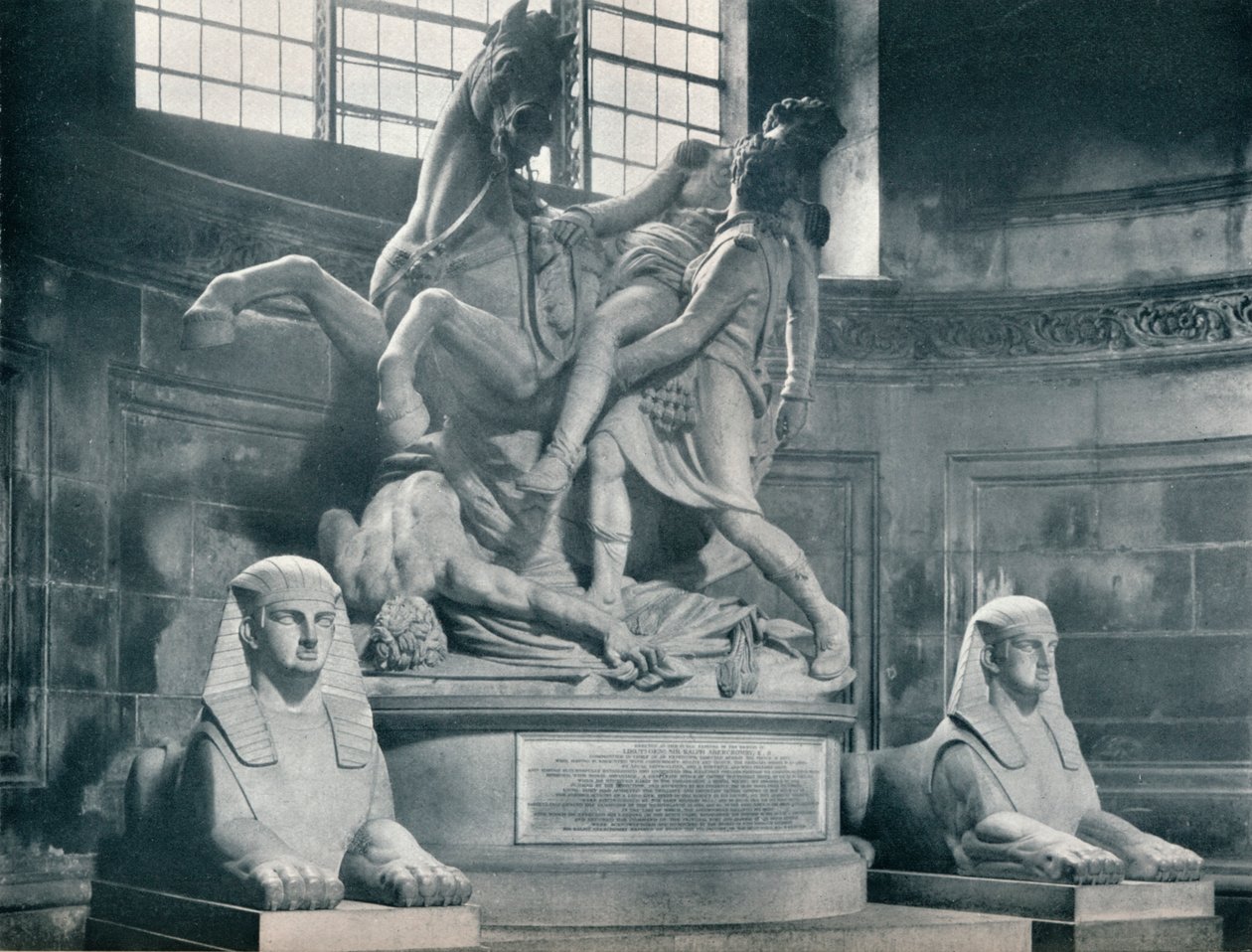 Kenraali Sir Ralph Abercrombyn muistomerkki, c1801 1904 tekijältä Richard Westmacott