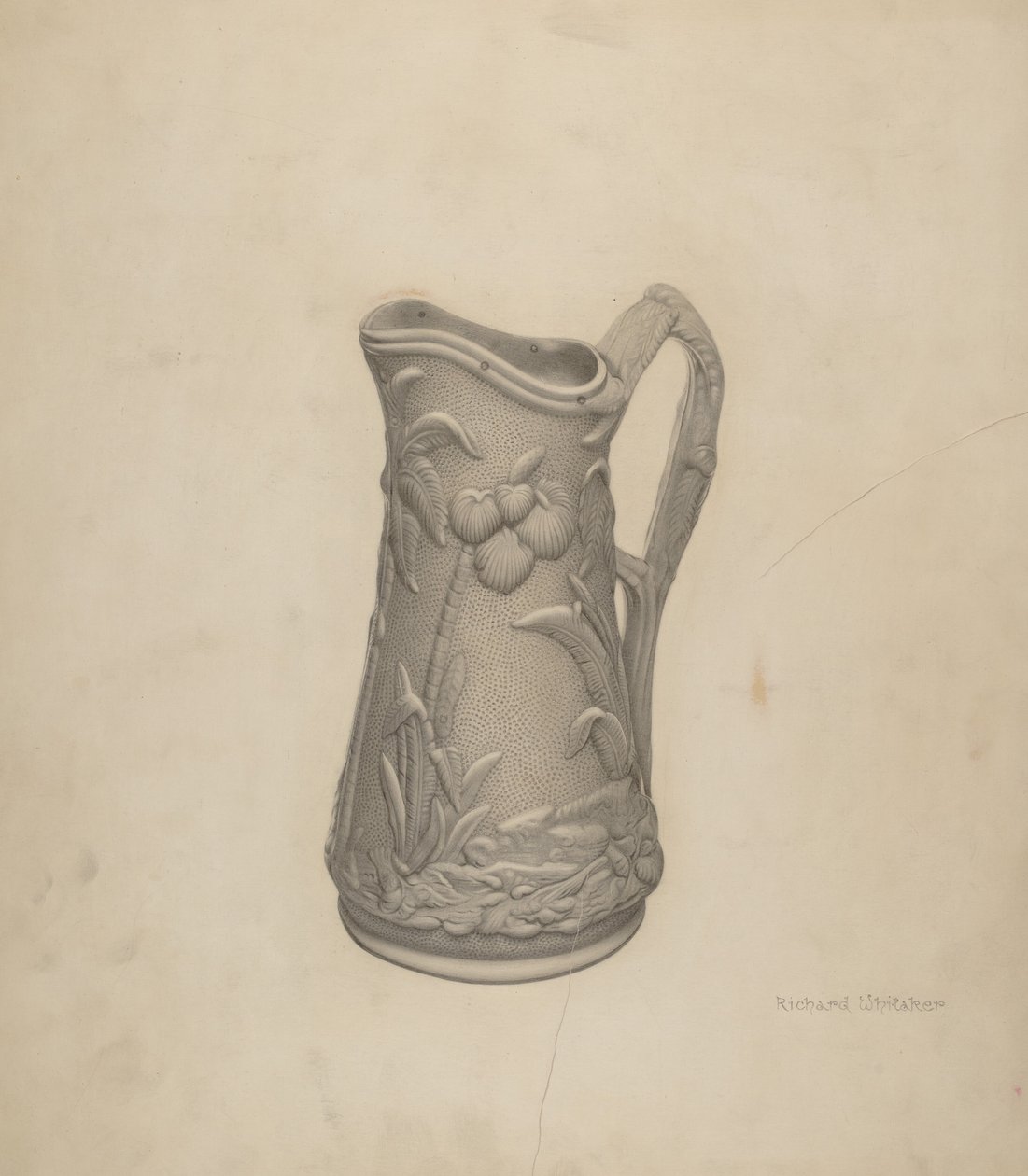 Parian Ware -siirappikannu tekijältä Richard Whitaker