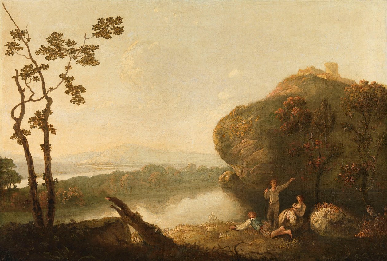 Näkymä Rooman lähistöltä tekijältä Richard Wilson