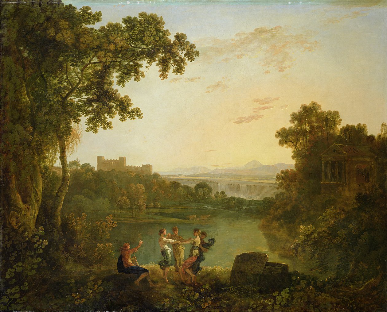 Apollo ja vuodenajat (öljy kankaalle) tekijältä Richard Wilson