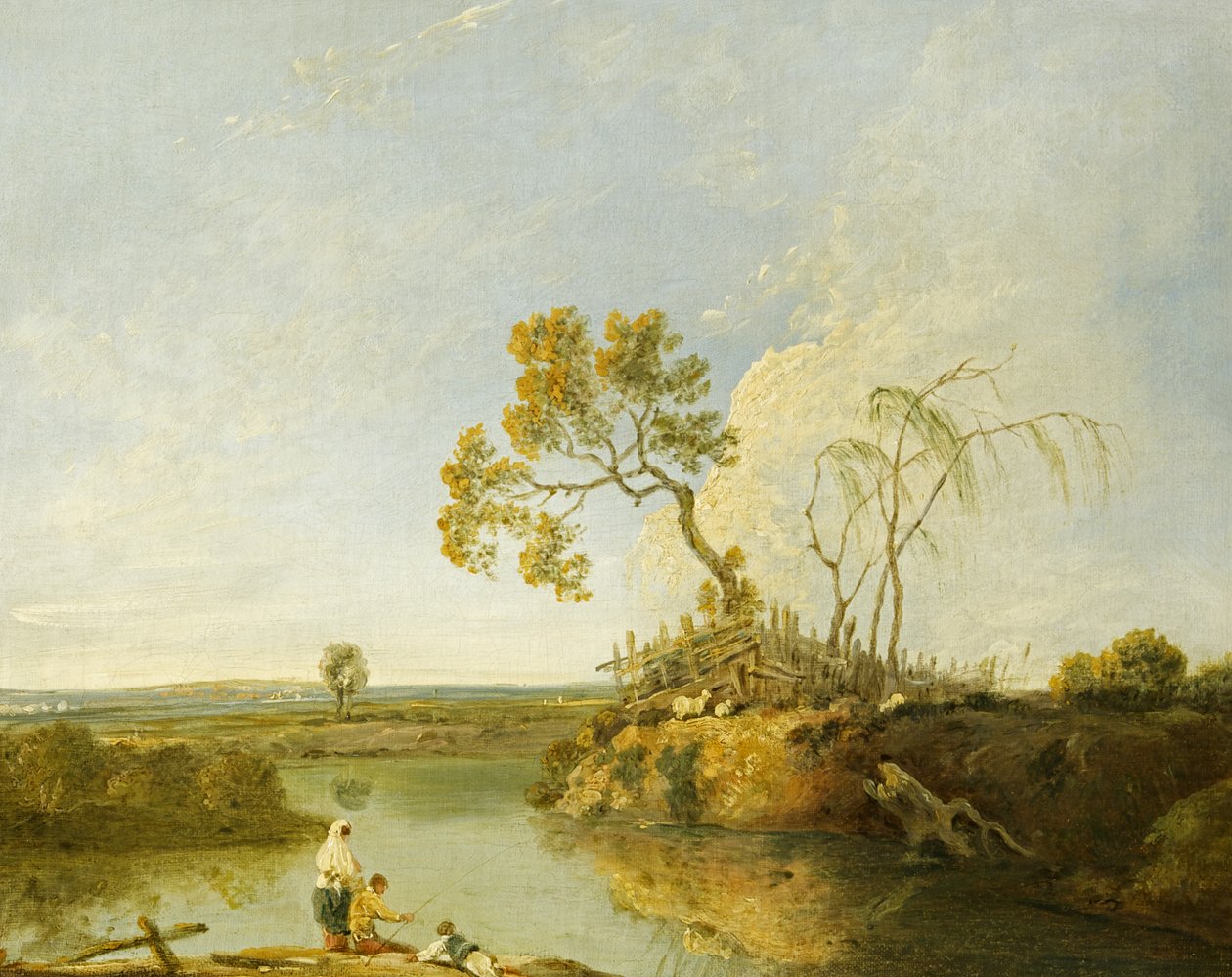 Severnin takavesi (öljy kankaalle) tekijältä Richard Wilson