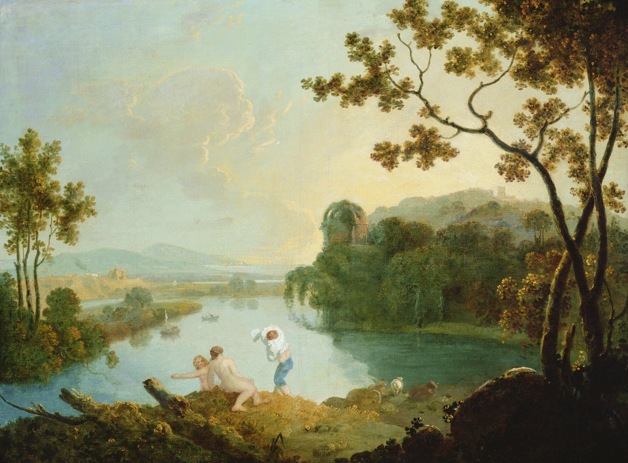 Klassinen maisema (öljy kankaalle) tekijältä Richard Wilson