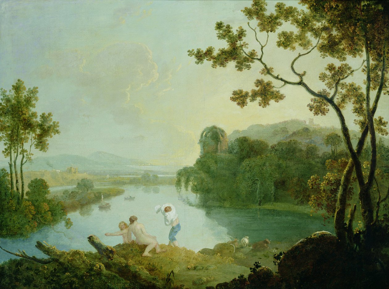 Klassinen maisema (öljy kankaalle) tekijältä Richard Wilson
