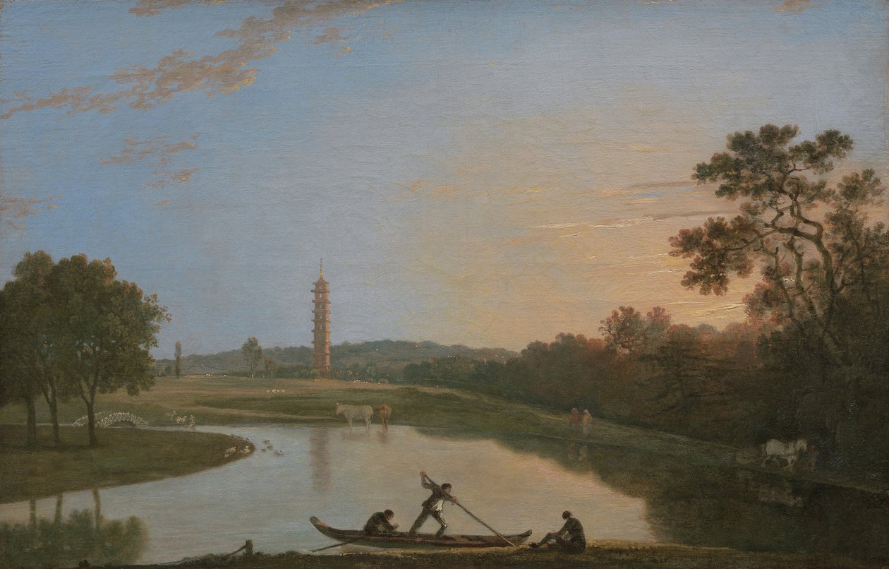 Kew Gardens: Pagoda ja silta [1985, Cormack, YCBA Concise Catalogue] tekijältä Richard Wilson