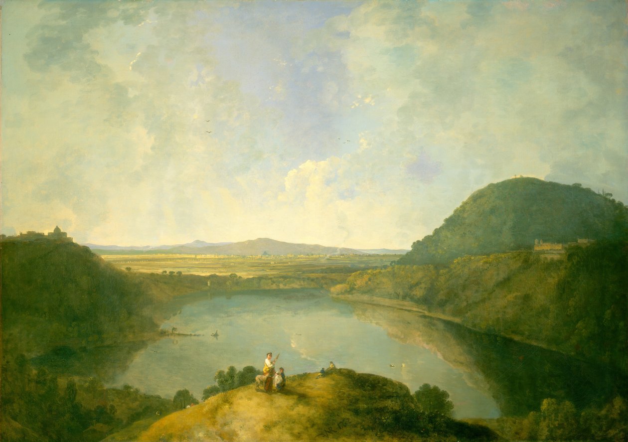 Albanojärvi, 1762. tekijältä Richard Wilson